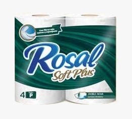 Papel Higiénico Soft Plus Rosal 4 rollos